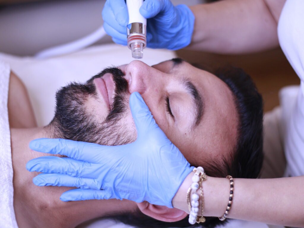 HydraFacial Paris 6 - soin visage homme nettoyage peau profond